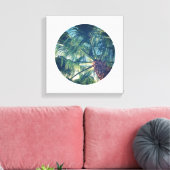 Ronde Vorm Foto Canvas Afdruk (Insitu (Woonkamer))