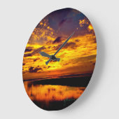 Ronde vorm wandklok (Hoek)