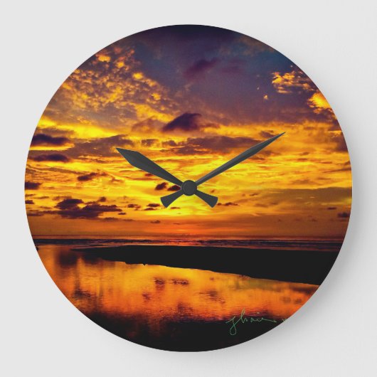 Ronde vorm wandklok (Voorkant)