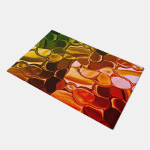 Ronde vormen die van rood naar groen migreren