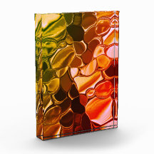 Ronde vormen die van rood naar groen migreren