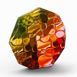 Ronde vormen die van rood naar groen migreren fotoblokken