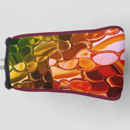 Ronde vormen die van rood naar groen migreren golfheadcover