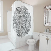 Ronde vormgeving douchegordijn (In situ)