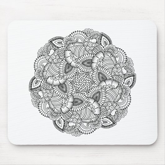 Ronde vormgeving muismat (Voorkant)