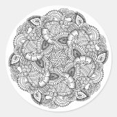 Ronde vormgeving ronde sticker (Voorkant)