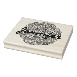 Ronde vormgeving rubberstempel