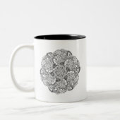 Ronde vormgeving tweekleurige koffiemok (Links)