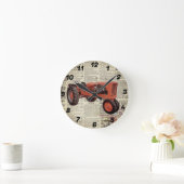 Ronde Wand Tractor Klok (Huis)