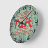 Ronde wandklok (Hoek)