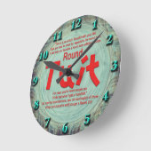 Ronde wandklok (Hoek)