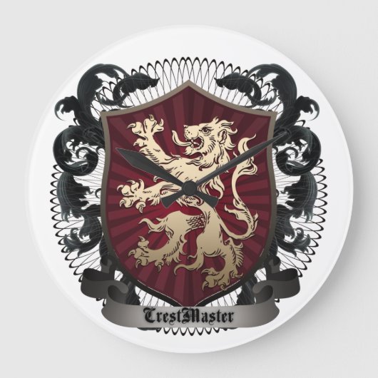Ronde wandklok (groot) (Voorkant)