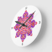 Ronde wandklok met Red Medallion (Hoek)