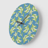  ronde wandkloklĳlen van de vallei, blauw grote klok (Hoek)