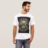 Ronde westerne stijlafbeelding t-shirt (Voorkant volledig)