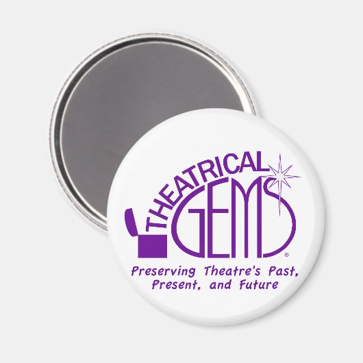 Ronde witte magneet (Voorkant / Achterkant)