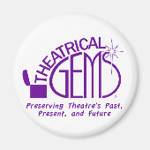 Ronde witte magneet (Voorkant)