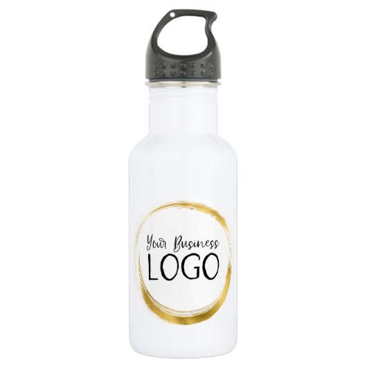 Ronde Zakelijk Logo Promo Waterfles (Voorkant)