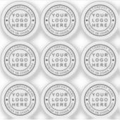 Ronde zakelijke Logo, aangepaste wissel Sticker (Voorkant)