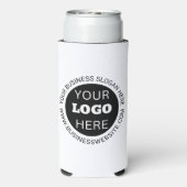 Ronde zakelijke Logo Seltzer Blikjeskoeler (Seltzer Achterkant)