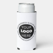 Ronde zakelijke Logo Seltzer Blikjeskoeler (Seltzer Voorkant)