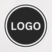 Ronde Zakelijke Logo Verpakking  Labels (Design 1)