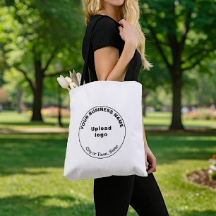 Ronde Zakelijke Merk Witte Boodschappentas Tote Bag