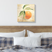 Ronde zalige Oranje vruchten Canvas Afdruk (Insitu (Slaapkamer))