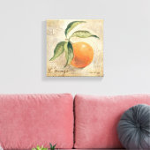 Ronde zalige Oranje vruchten Canvas Afdruk (Insitu (Woonkamer))