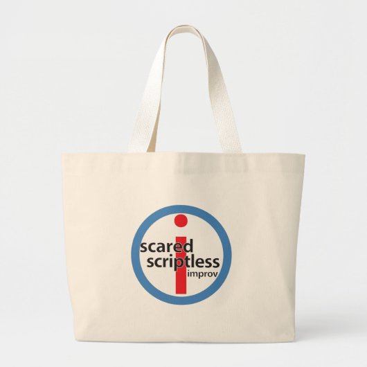 Ronde zegeltas zonder scapsuur, zonder scapsuur grote tote bag (Voorkant)