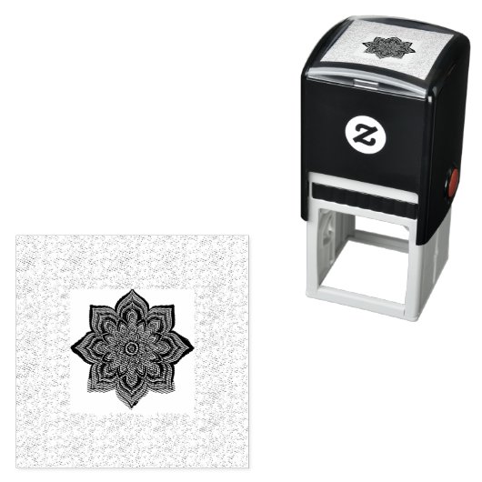 Ronde zegelzegels | Retouradres en eend Zelfinktende Stempel (In situ)