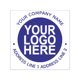 Ronde Zelfinkt Retouradresstempel met Logo Zelfinktende Stempel