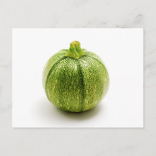 Ronde zucchini briefkaart