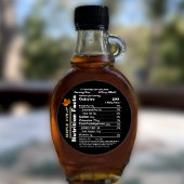 Ronde zwarte aple spuit met leder ronde sticker