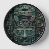 Ronde zwarte houten Lijst (Voorkant)