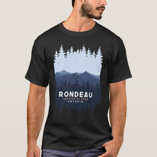 Rondeau Provincial Park Ontario Canada Mountain An T-shirt (Voorkant)