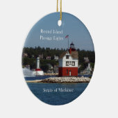 Rondeilanden passage-lampjes keramisch ornament (Rechts)