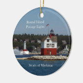 Rondeilanden passage-lampjes keramisch ornament (Links)