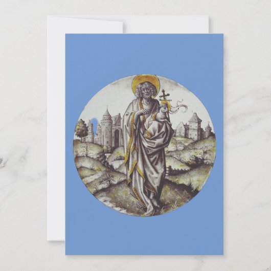 Rondel met Johannes de Doper Kaart (Voorkant)