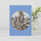 Rondel met Johannes de Doper Kaart (Staand voorkant)