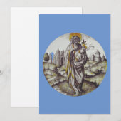 Rondel met Johannes de Doper Kaart (Voorkant / Achterkant)