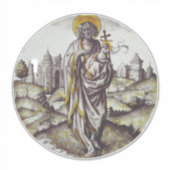 Rondel met Johannes de Doper Sticker (Voorkant)