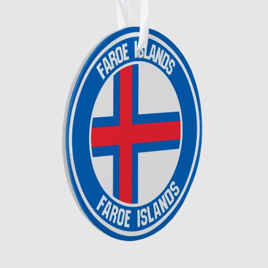 Rondemailm van de Faeröer Ornament (voorkant)