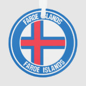 Rondemailm van de Faeröer Ornament (achterkant)