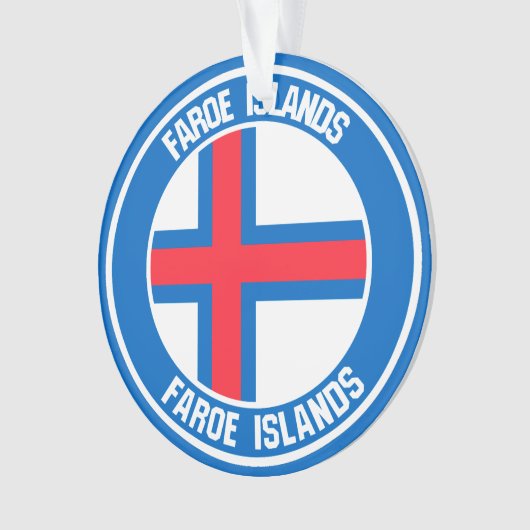 Rondemailm van de Faeröer Ornament (voorkant)