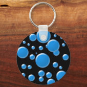 Ronden op zwart sleutelhanger (Voorkant)