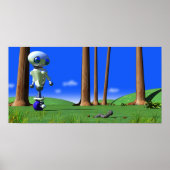 RONDER EEN WORM TE KIJKEN POSTER (Voorkant)