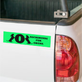 rondes voor Obama Bumpersticker (Op Truck)