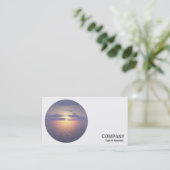Rondfoto - Zonnestijging/Zonnetijd Visitekaartje (Staand voorkant)