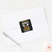 Rondgids Vierkante Sticker (Envelop)